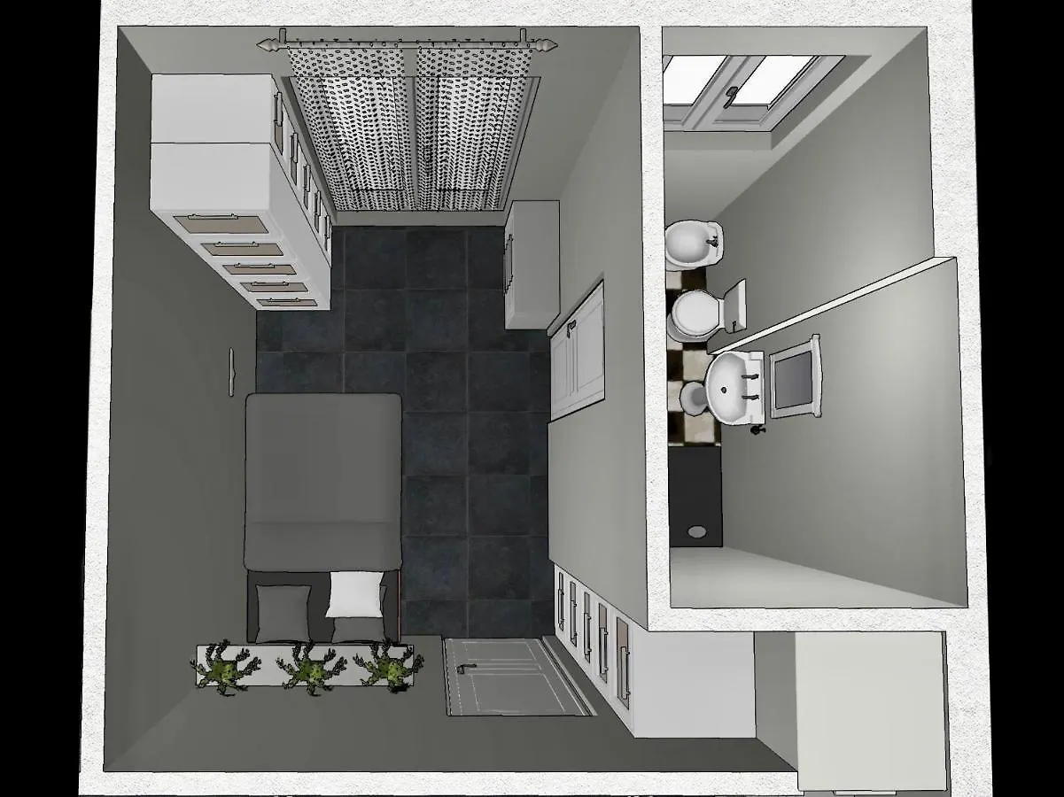 Camera Con Bagno Privato 01 Milan 0*,